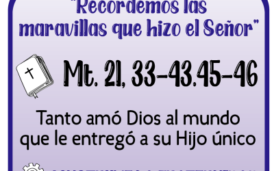 CUARESMA, caminando juntos a la Pascua – Viernes 21 mzo 25