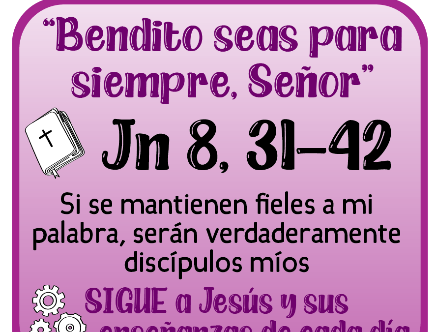 CUARESMA, caminamos juntos hacia la Pascua – 09 de abril 2025 –