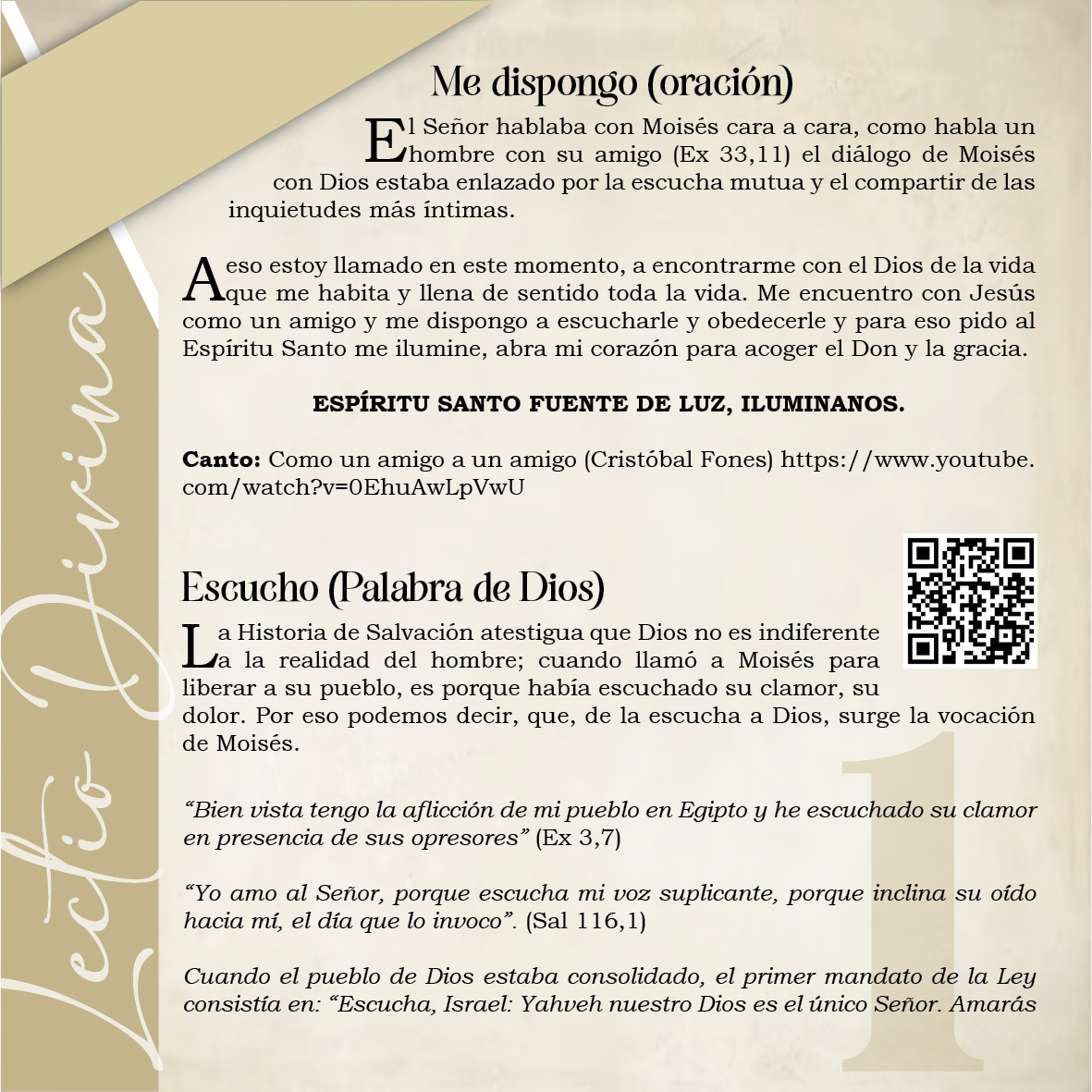 LECTIO DIVINA SEMANA 12