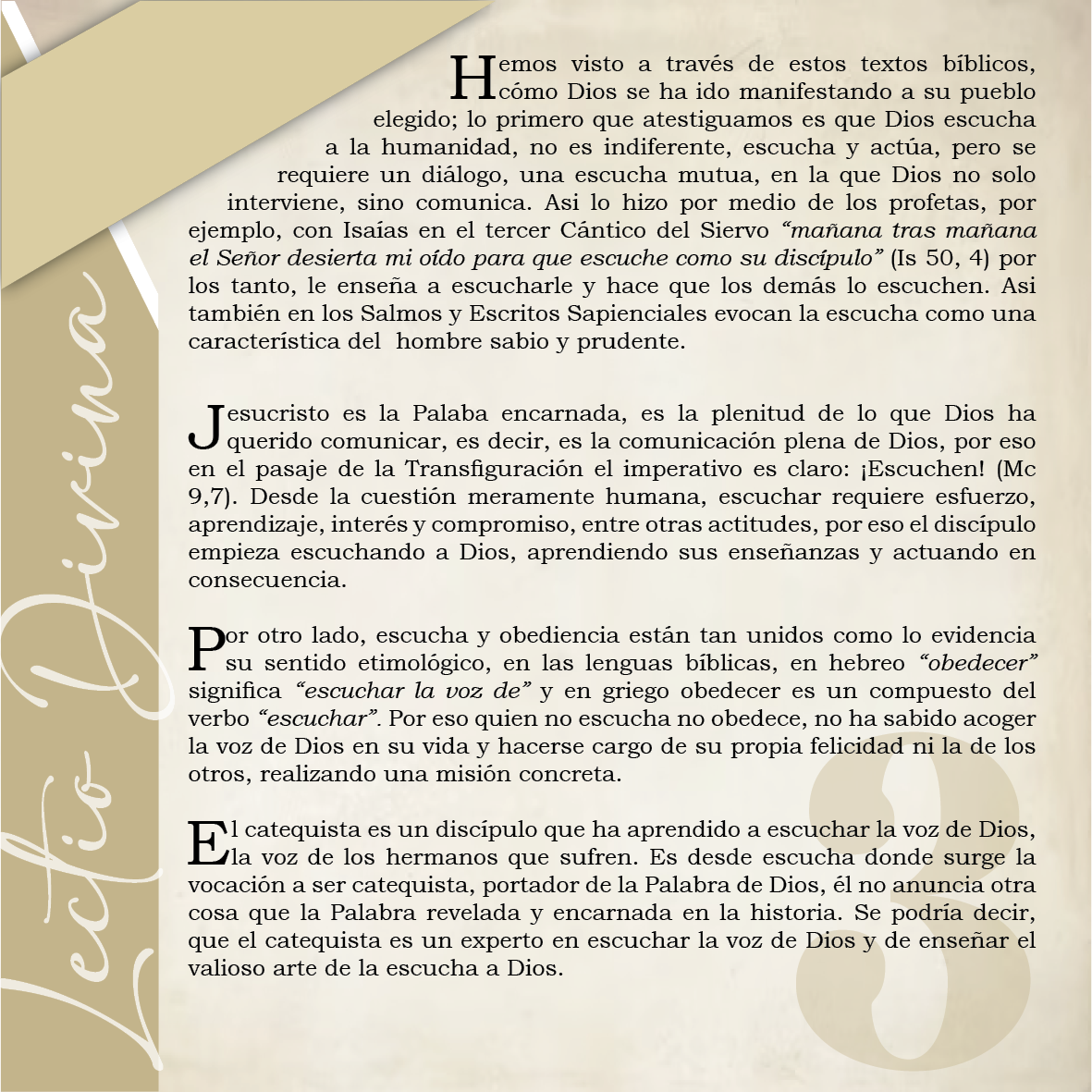 LECTIO DIVINA SEMANA 14