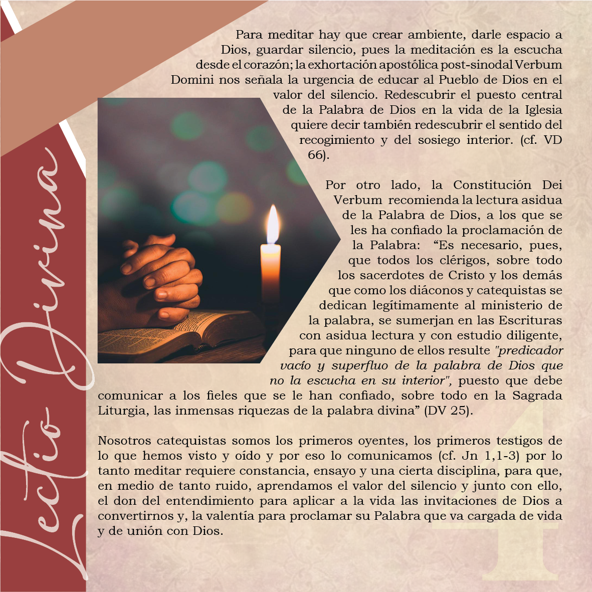 LECTIO DIVINA SEMANA 25