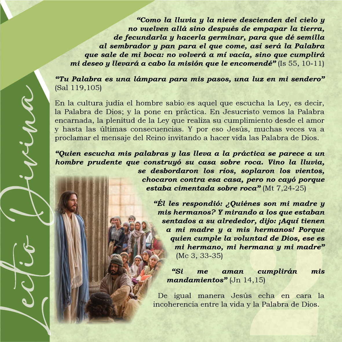 LECTIO DIVINA SEMANA 33