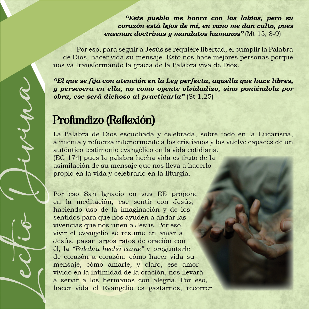 LECTIO DIVINA SEMANA 34