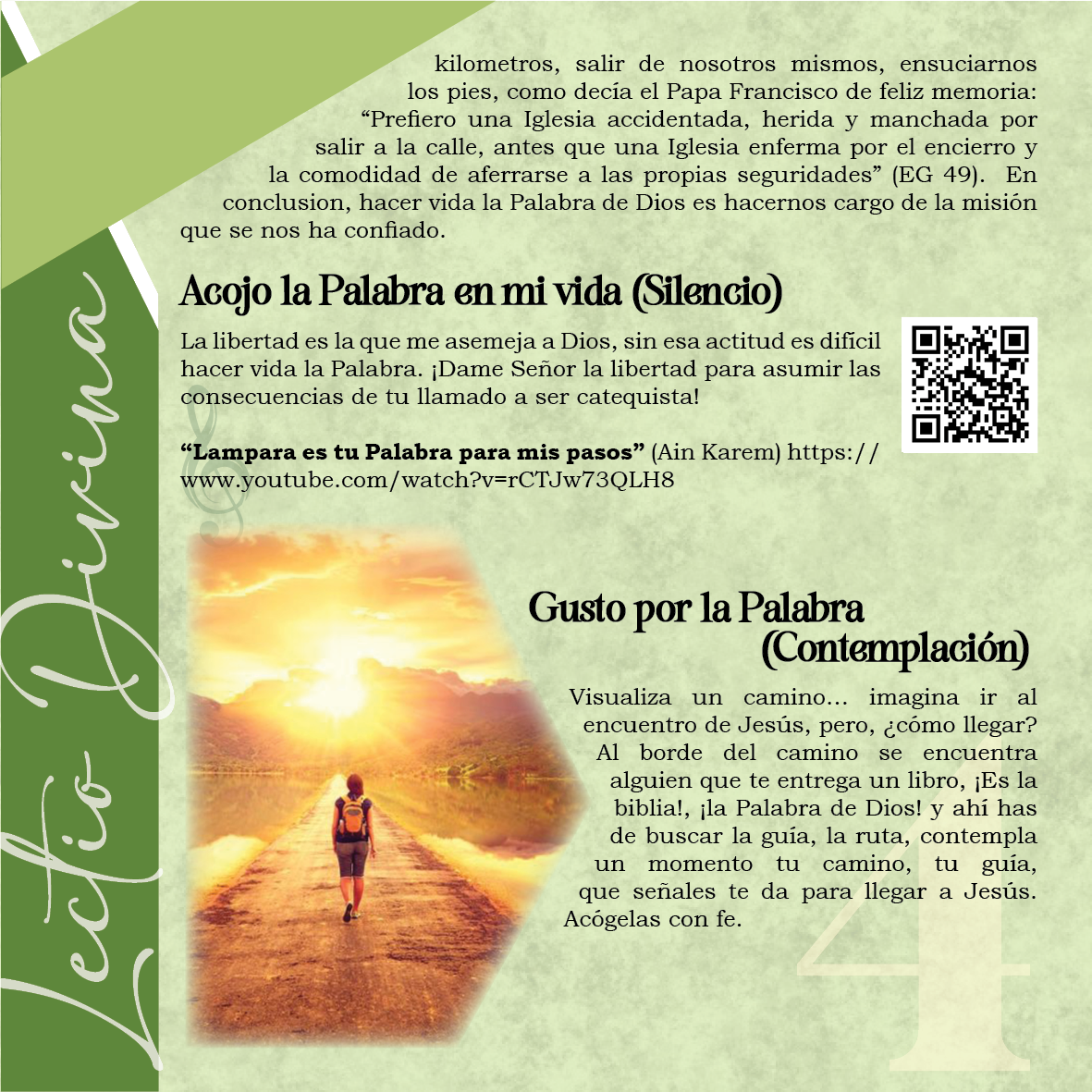LECTIO DIVINA SEMANA 35