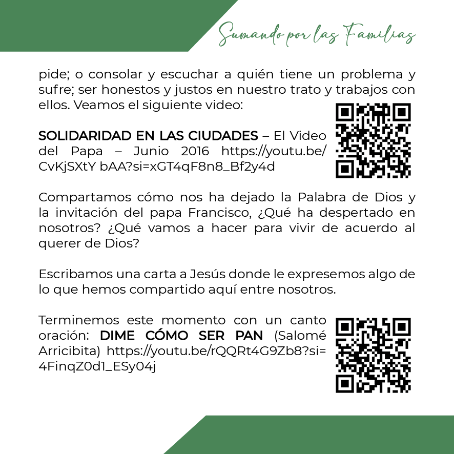 SUMANDO POR LAS FAMILIAS 21 DE SEP 20256